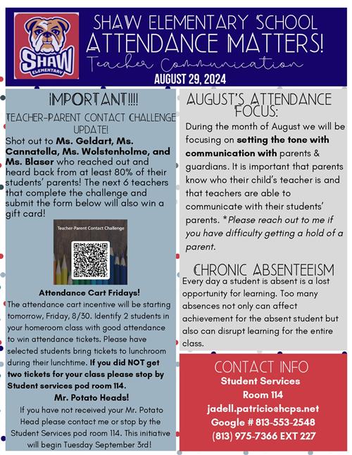 Attendance Matters newsletter